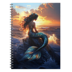 Sunset Mermaid Notebook
