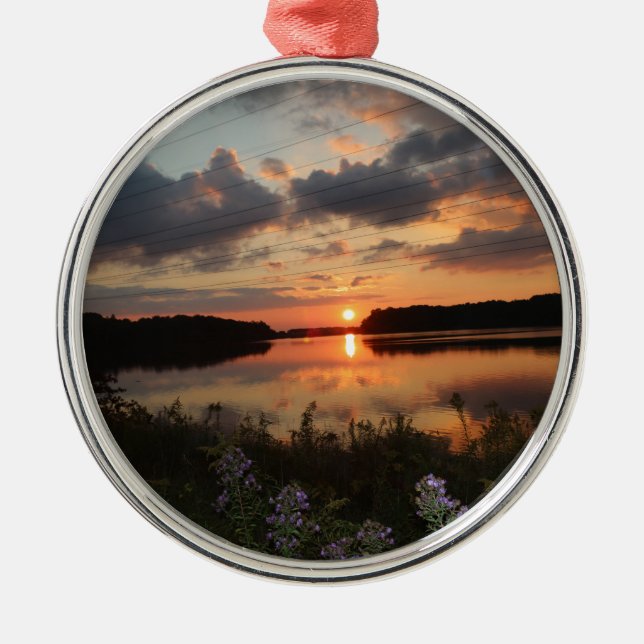 Sunset Metal Tree Decoration (Front)