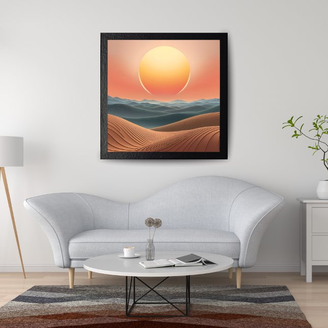 Sunset Mirage Photo Print (Creator Uploaded)