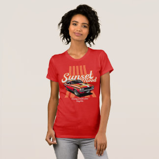 Sunset Mood Orange Aesthetic Tee