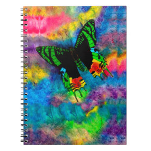Sunset Moth 6.5 x 8.75 Spiral Notebook