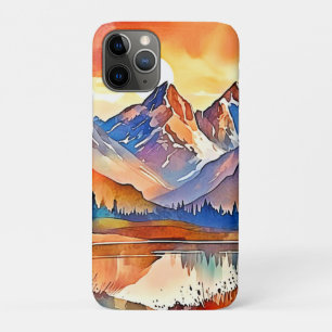 Sunset Mountain Art Design Case-Mate iPhone Case