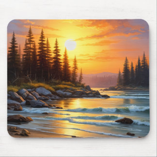 sunset mouse pad
