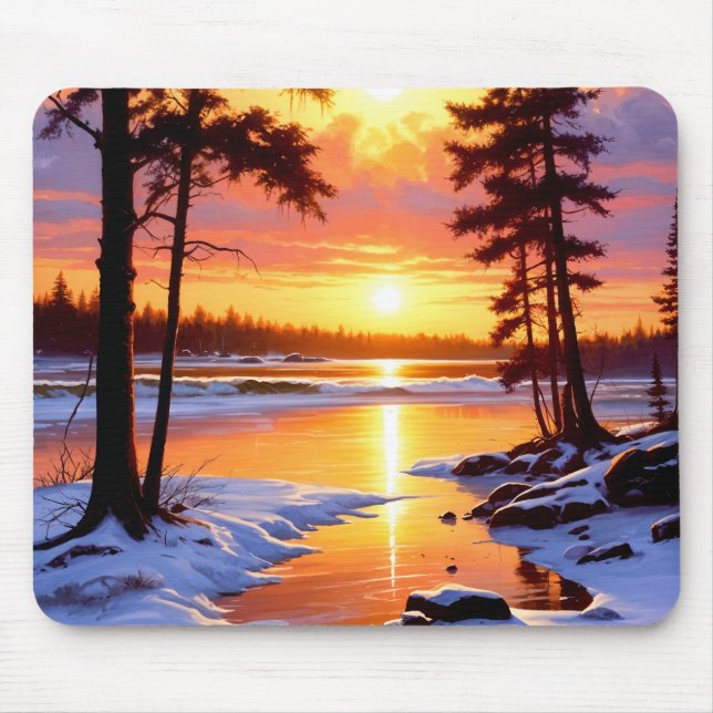sunset mouse pad (Front)
