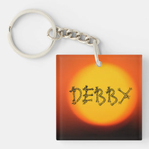 Sunset Name KeyChain