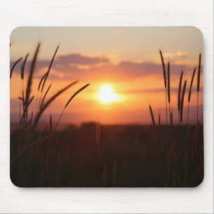 Sunset, Nature, Meadow Mouse Pad