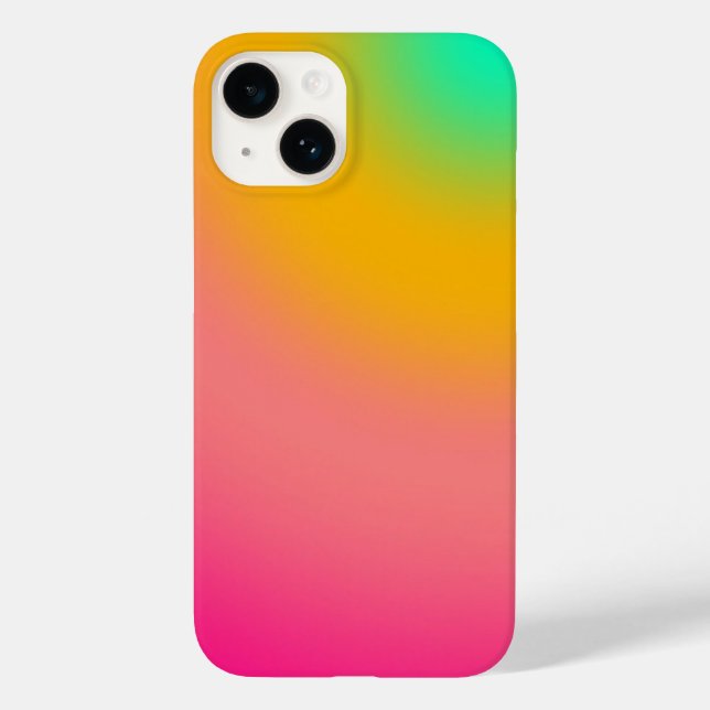 Sunset Neon Gradient Case-Mate iPhone Case (Back)