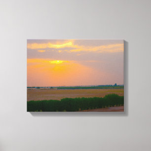 Sunset No. 3, Sunset Series Canvas Print