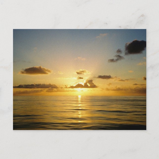 Sunset North of Bermuda Postcard (Front)