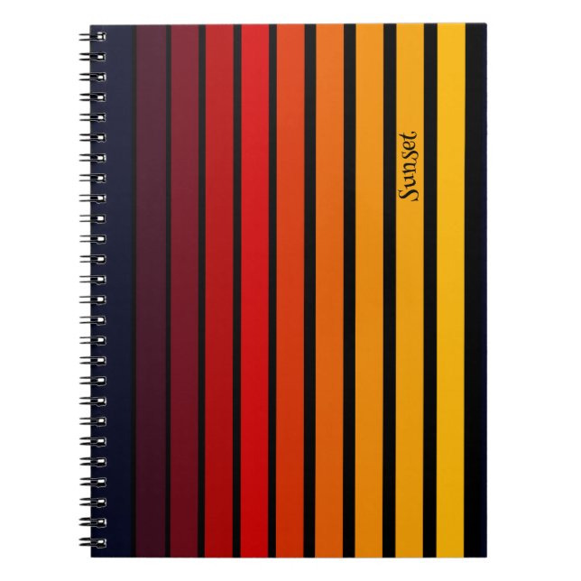Sunset Notebook (Front)