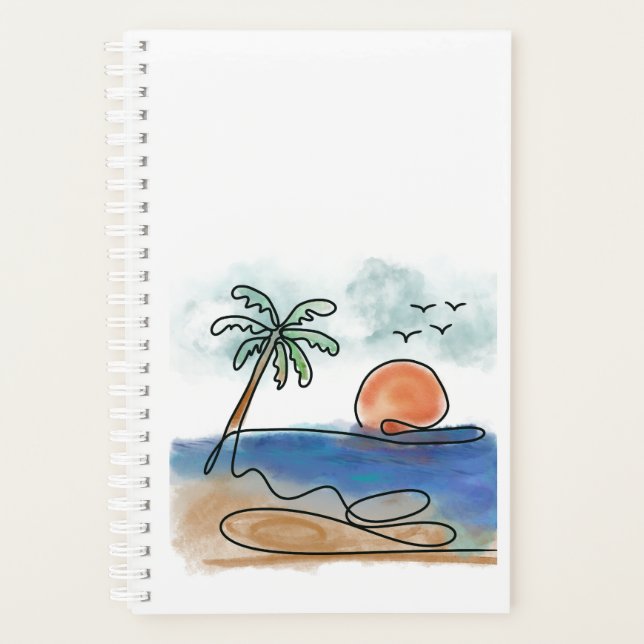 Sunset notebook planner (Front)