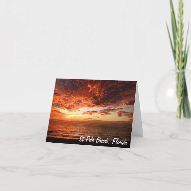Sunset Notecard - Customised (Front)
