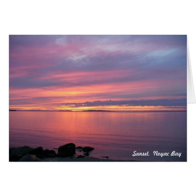 Sunset, Noyac Bay (Front Horizontal)