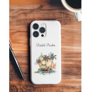 Sunset Oasis, custom Case-Mate iPhone Case