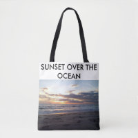 Sunset Ocean Evening Coastal Text Design