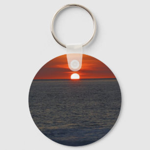 Sunset Ocean Key Ring