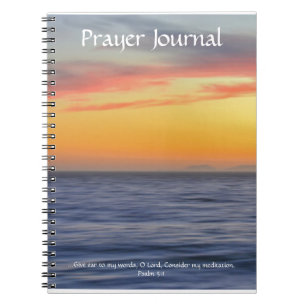 Sunset Ocean Meditation Prayer Journal