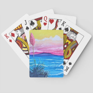 Sunset Ocean Playing Cards