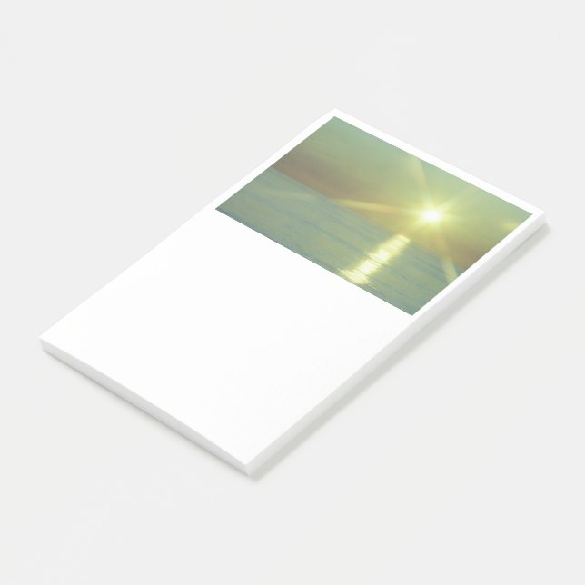 Sunset Ocean Post-it Notes, 4 x 6 Notes (Angled)