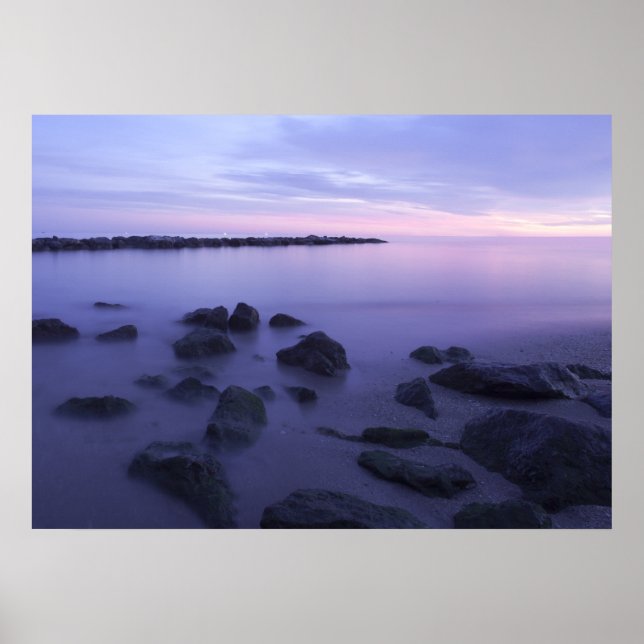 Sunset Ocean Poster (Front)