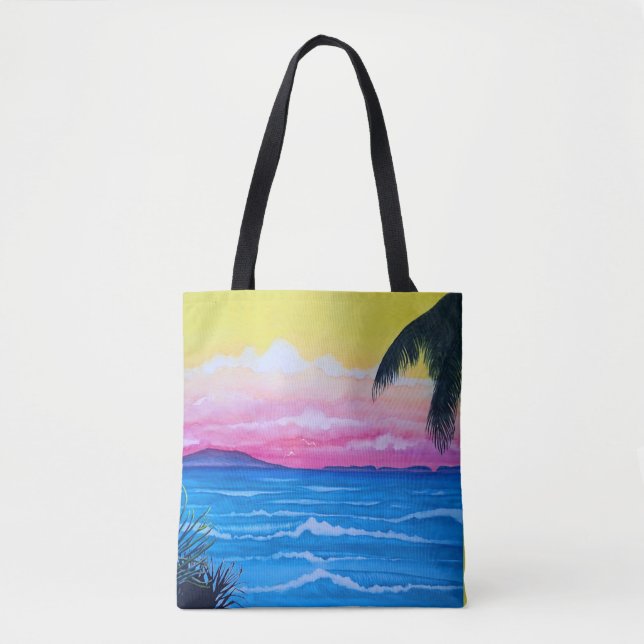 Sunset Ocean  Tote Bag (Front)