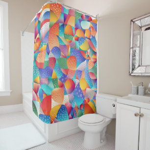 Sunset Ocean Waves Shower Curtain