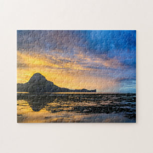Sunset Of Bay Of El Nido Jigsaw Puzzle