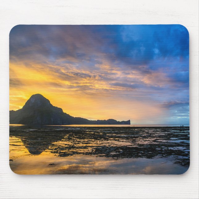 Sunset Of Bay Of El Nido Mouse Pad (Front)