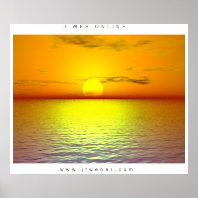 Sunset of the Sea Poster (Front)