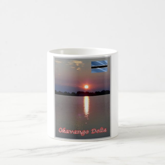 SUNSET Okavango Delta - Coffee Mug (Center)