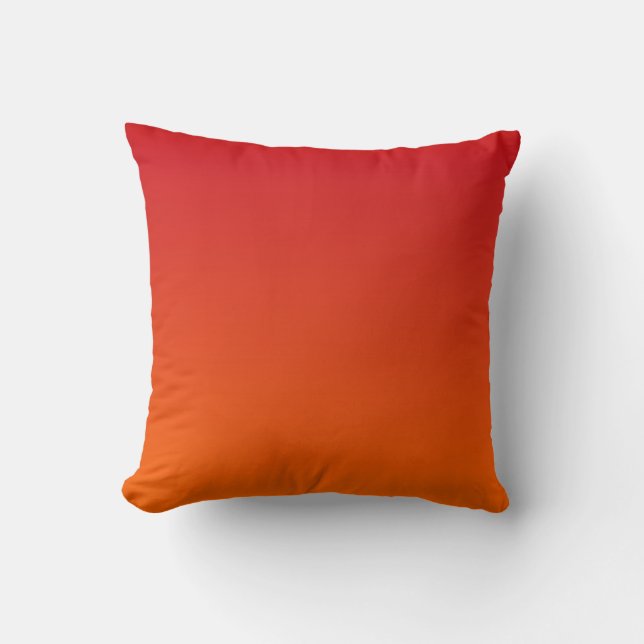 Sunset Ombre Throw Pillow (Front)
