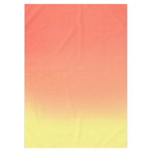 Sunset Ombre yellow & orange  Tablecloth