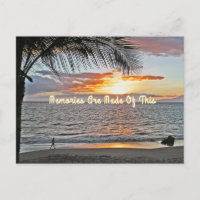 SUNSET ON BEACH /MEMORIES ARE MADE OF THIS