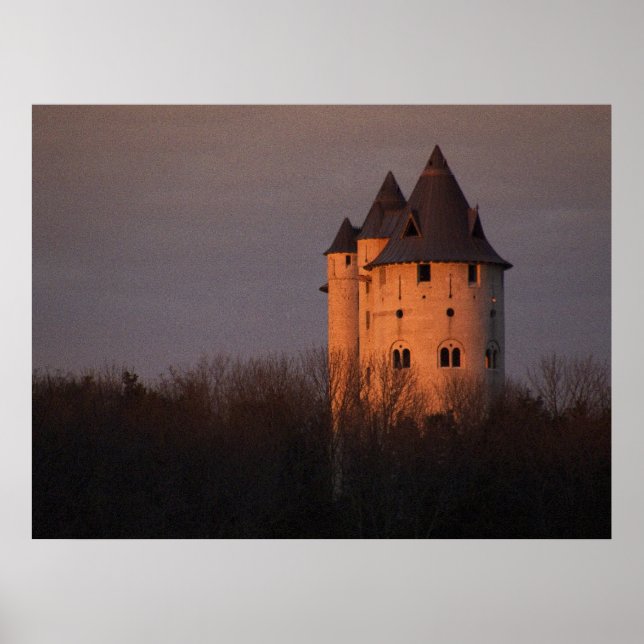 Sunset On Castle Gwynn Poster (Front)