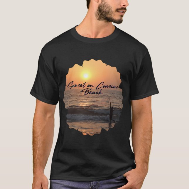 Sunset on Cousins Beach T-Shirt (Front)