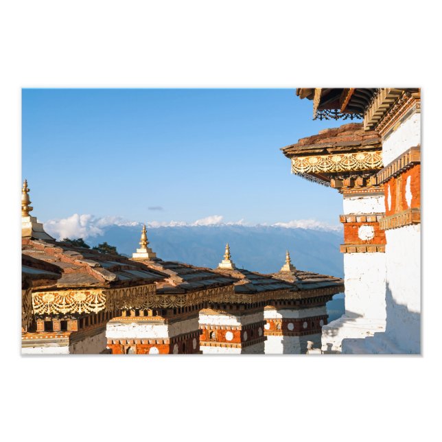 Sunset on Dochula Pass - Bhutan, Himalaya Photo Print (Front)