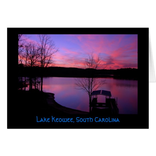 Sunset on Lake Keowee (Title) (Front Horizontal)