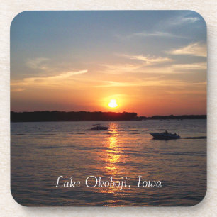 Sunset on Lake Okoboji, Iowa Coaster