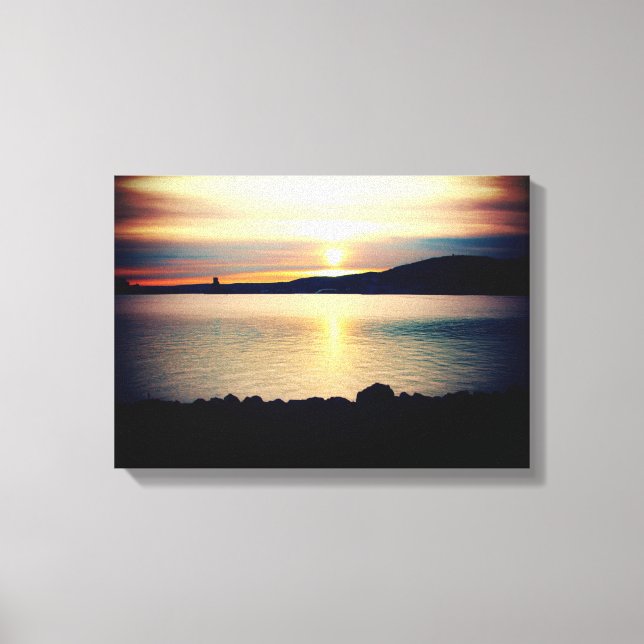 Sunset on Lake Superior | Canvas Print (Front)