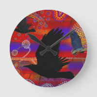 Sunset on Lake Wendouree Australian Aboriginal Art