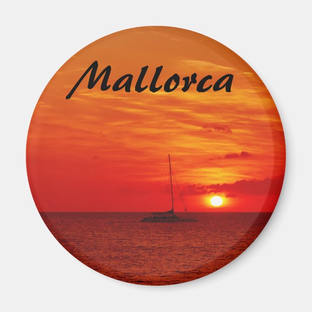 Sunset on Mallorca - Souvenir Magnet (Front)