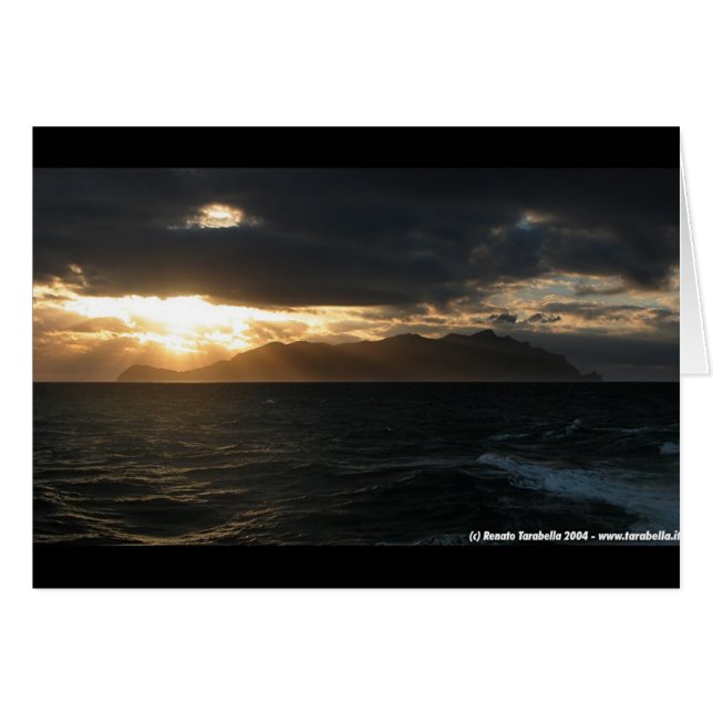 Sunset on Marettimo (Front Horizontal)