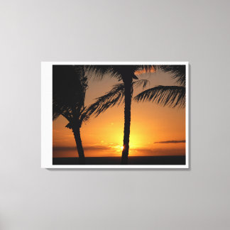 Sunset on Maui Canvas Print