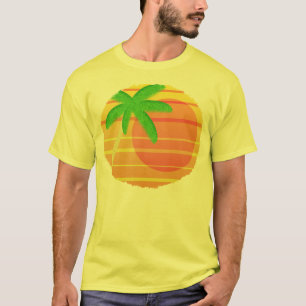 Sunset on Maui Oval T-Shirt