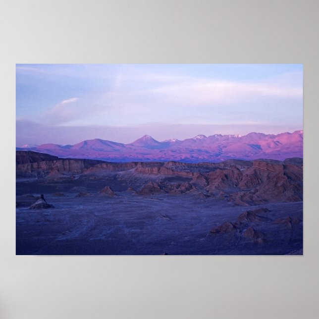 Sunset on Moon Valley - Chile Poster (Front)