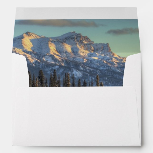 Sunset on Mount Fellows Envelope (Back (Bottom))