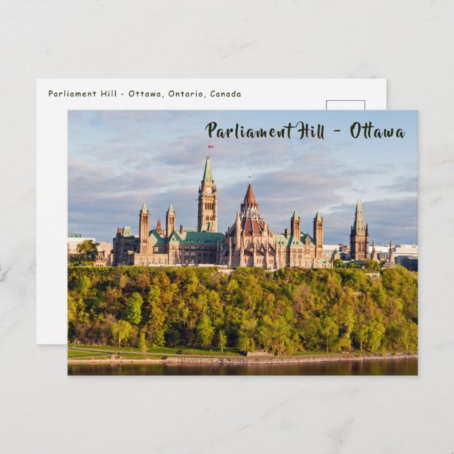 Sunset on Parliament Hill - Ottawa Postcard (Front/Back)