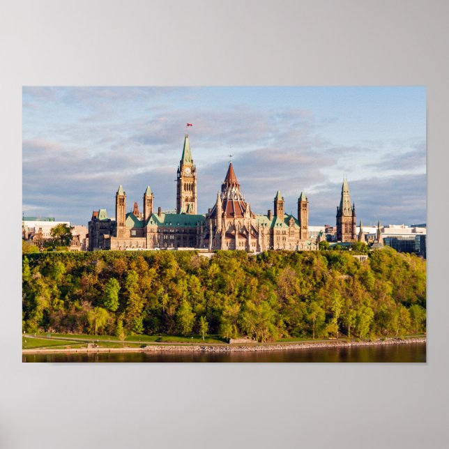 Sunset on Parliament Hill - Ottawa Poster (Front)