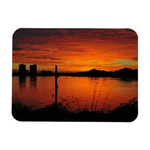 Sunset on Pensacola Beach Magnet