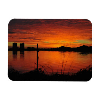 Sunset on Pensacola Beach Magnet